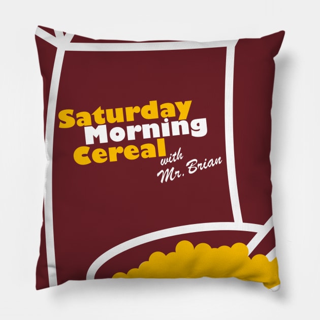 Saturday Morning Cereal Pillow by Owllee Designs