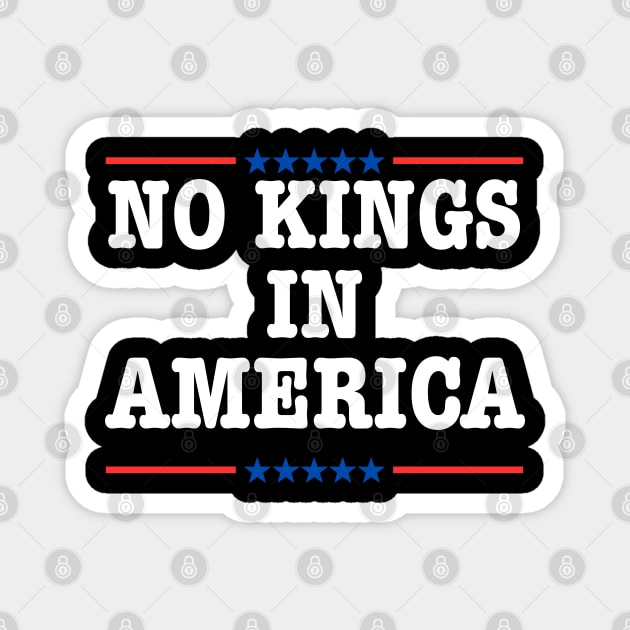 No-Kings Magnet by Creatifly Graphic Tees