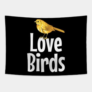 I Love Birds Tapestry