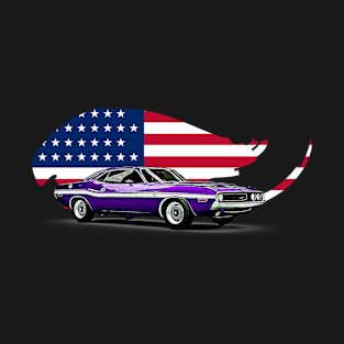 Plymouth USA Print T-Shirt