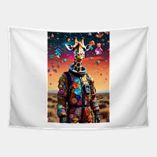 Space Giraffe Tapestry