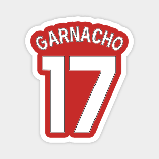 Garnacho Football Shirt Magnet