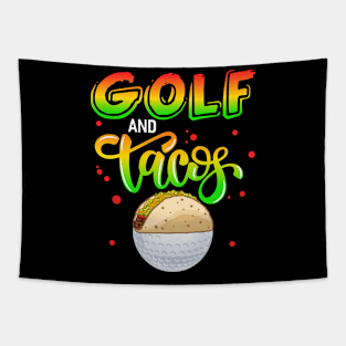 Golf And Tacos Tapestry