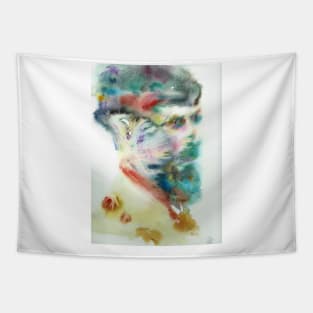 D. H. LAWRENCE watercolor portrait .2 Tapestry