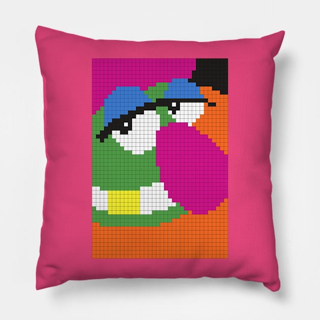 POXELART -Dr.Teeth (from The Muppets) Pillow by JigongNumpuk