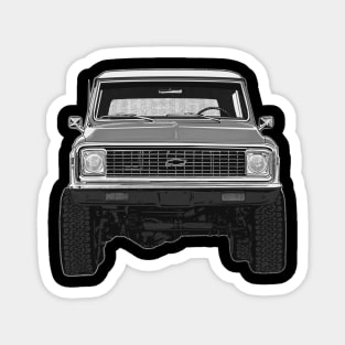 Powered 1972 chevy k10 Magnet