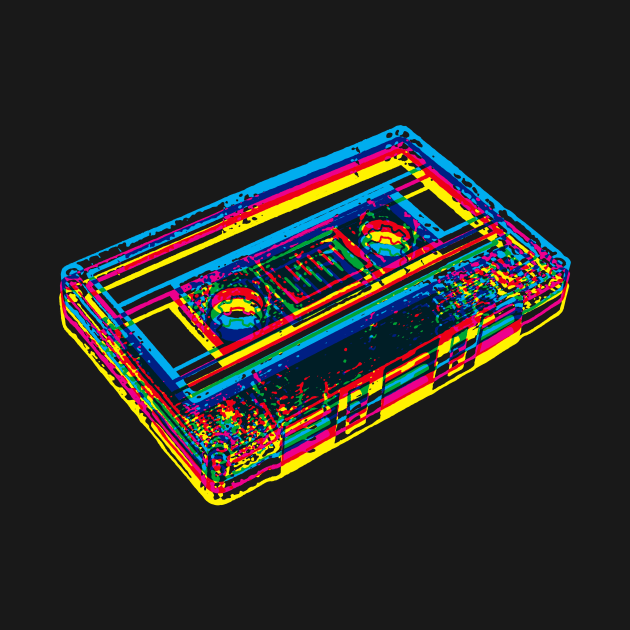 Offset Cassette Tape by Wright Art