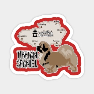 Tibetan Spaniel Magnet