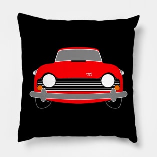 Triumph TR5 classic red sports car Pillow