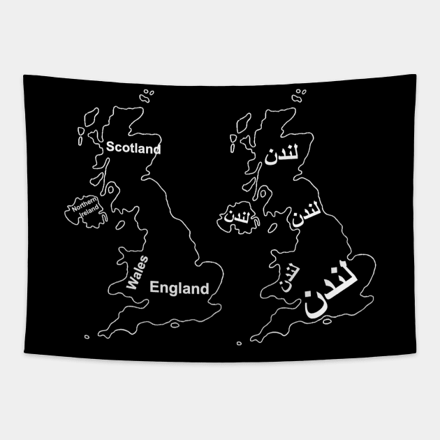 The UK in the eyes of an Arab Tapestry by Bododobird