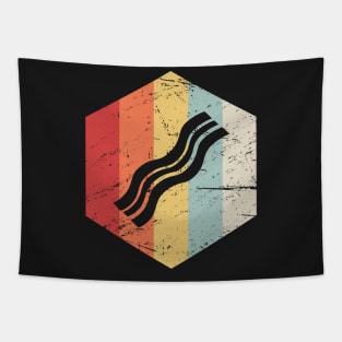 Retro Vintage Bacon Icon Tapestry