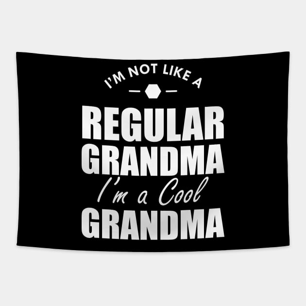 Grandma - I'm not a regular grandma I'm a cool grandma w Tapestry by KC Happy Shop