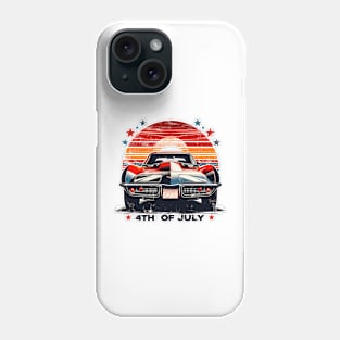 4th Of July - Corvette Phone Case