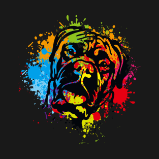 Bullmastiff watercolor T-Shirt