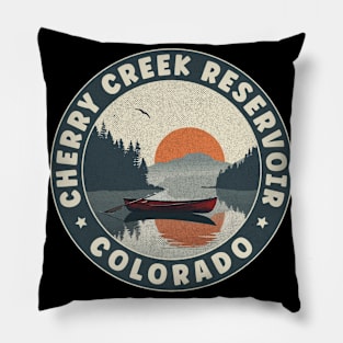 Cherry Creek Reservoir Colorado Sunset Pillow