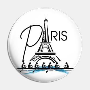 Paris summer sports rowing Pin