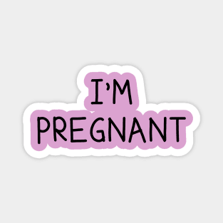 I'm Pregnant Couple's Shirt Magnet