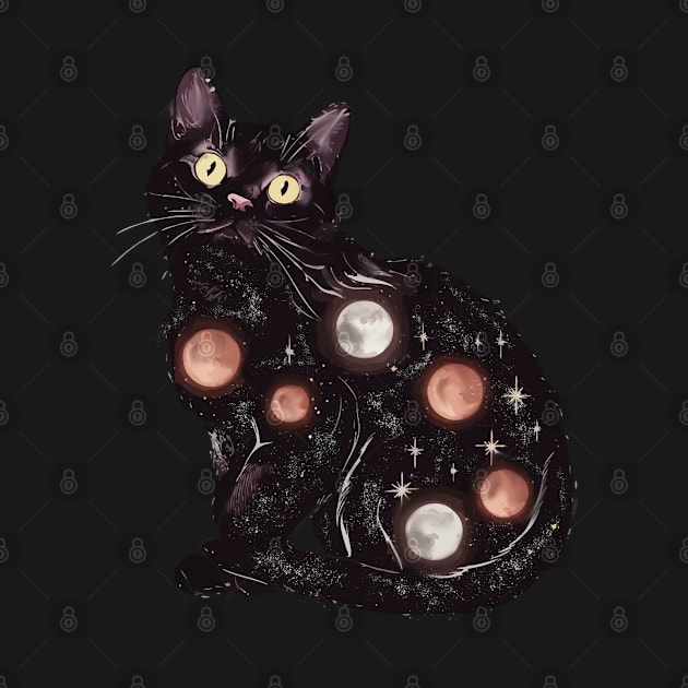 A Black Spiritual Cat by PetODesigns