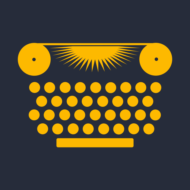 Dispatches Typewriter (Gold) by Obscure Studios