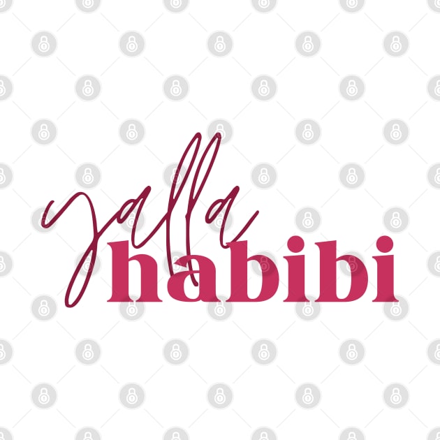 yalla habibi - two fonts by habibitravels