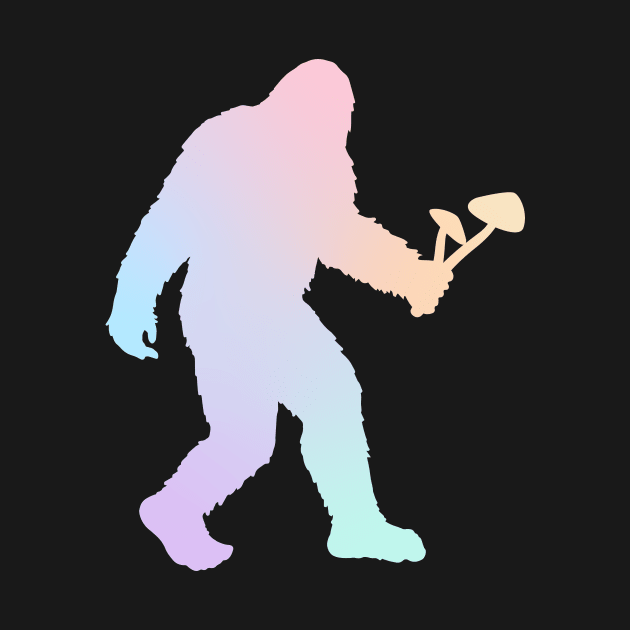 Bigfoot With Shrooms by sqwear