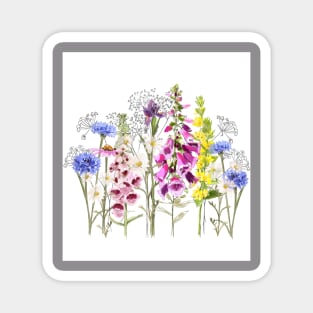 Wild flowers Magnet