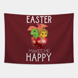 Easter Kids Easter Baby Dinosaurs Easter Kawaii Tapestry