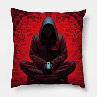 Cypherpunk Tron Crypto Pillow