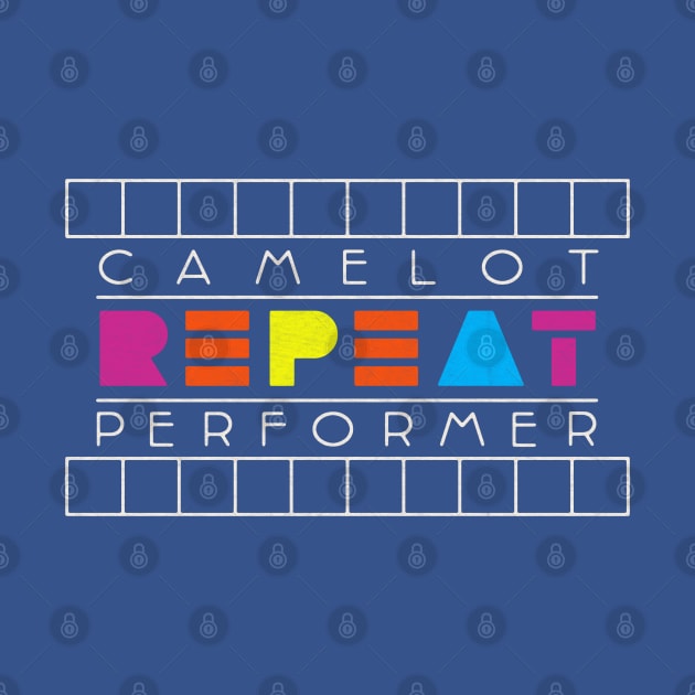 Camelot Music Repeat Performer Card Distressed by Turboglyde