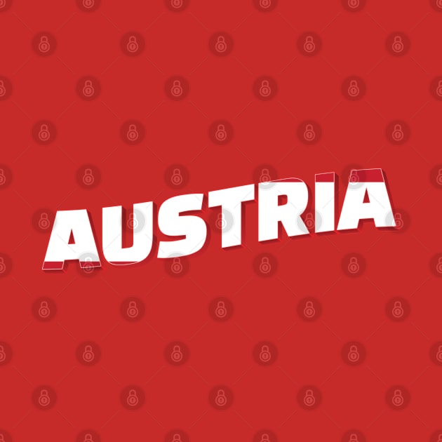 Austria Vintage style retro souvenir by DesignerPropo