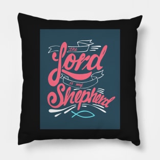 The Lord is my Shepherd illustration Pillow