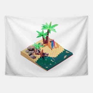 Summer Vibe 3D Tapestry