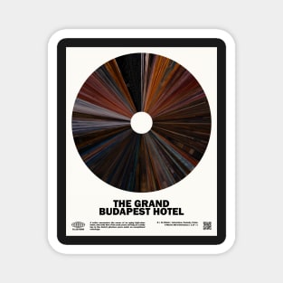 minimal_Grand Budapest Hotel Movie Magnet