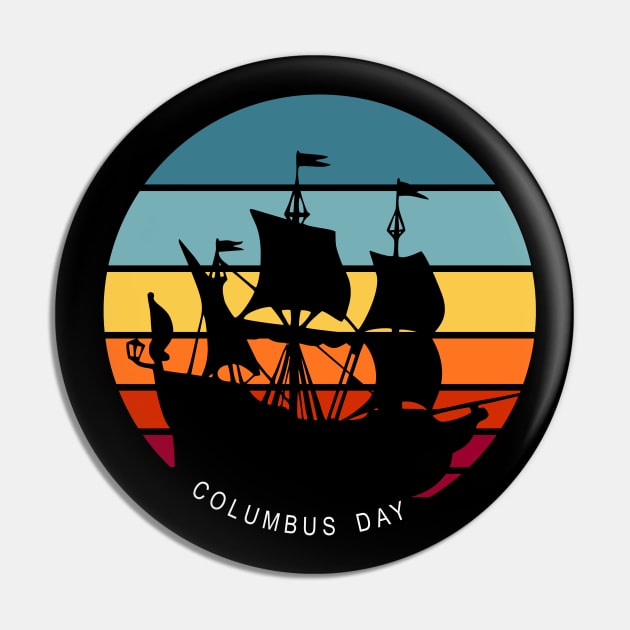 Columbus Day Pin by Alkahfsmart