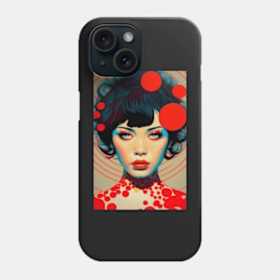 Modern woman in pop-art style Phone Case