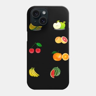 Mixed colourful Fruit - Graphic designs Phone Case