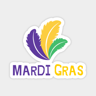 Mardi Gras Cool Festive Parade Magnet