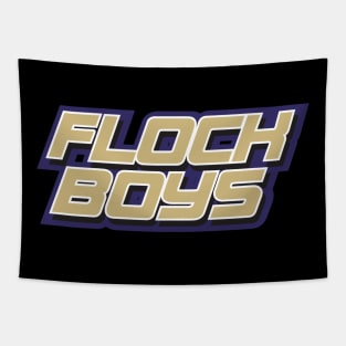 Flock Boys Baltimore Ravens Tapestry