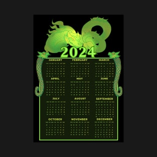 2024 New Year Green Earth Dragon T-Shirt