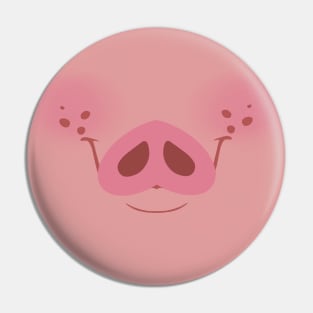 Pig face Pin