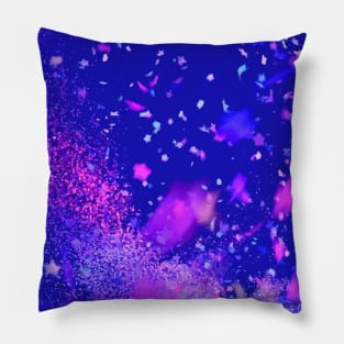 Colorful Abstract Outer Space Design Pillow