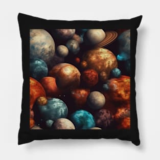 Planets Pattern Pillow