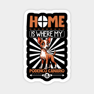 Home is with my Podenco Canario Magnet