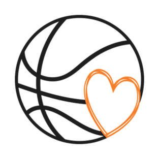 Basketball Heart T-Shirt