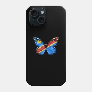 Congolese Flag  Butterfly - Gift for Congolese From Democratic Republic Of Congo Phone Case