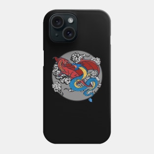 dragons fight Phone Case