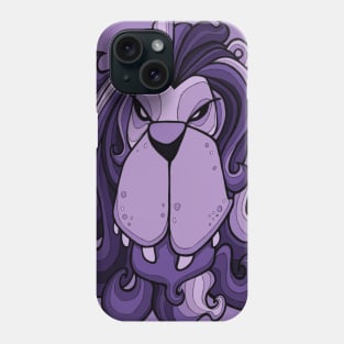 Lion - Ultra Violet Purple Phone Case