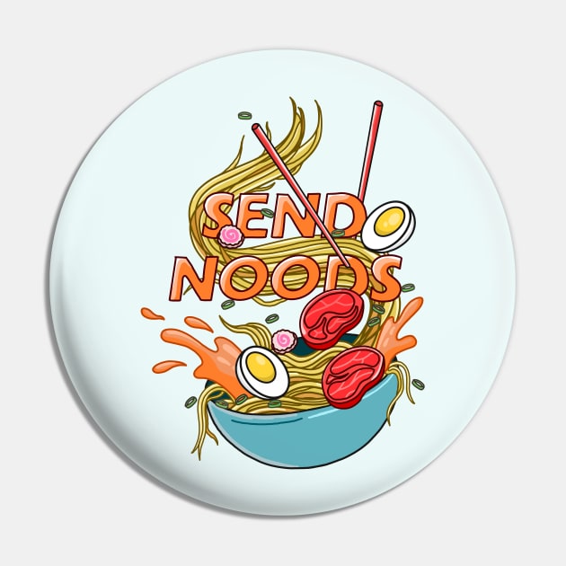 Send Noods Ramen Pin by Kimprut