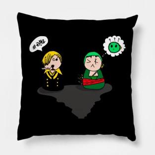 Sanji vs Zoro Pillow