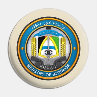 Afghanistan Ministry of Interior Affairs Pin